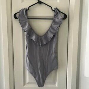 Aritizia Small Blue Wilfred BodySuit
